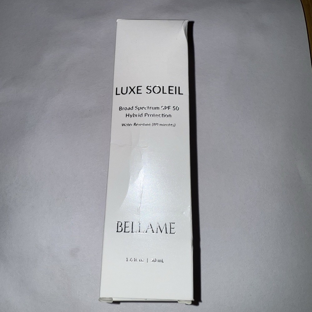 Bellame Luxe Soleil Broad Spectrum SPF 50 Hybrid Sun Protection 50 ml SEALED New